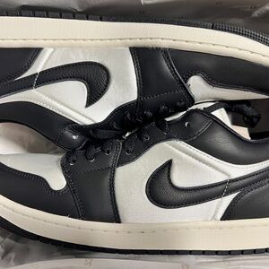 Nike Air Jordan 1 Low Panda White Black *Size 12* FB9893-101 Women 🏀 NEW w/ Box